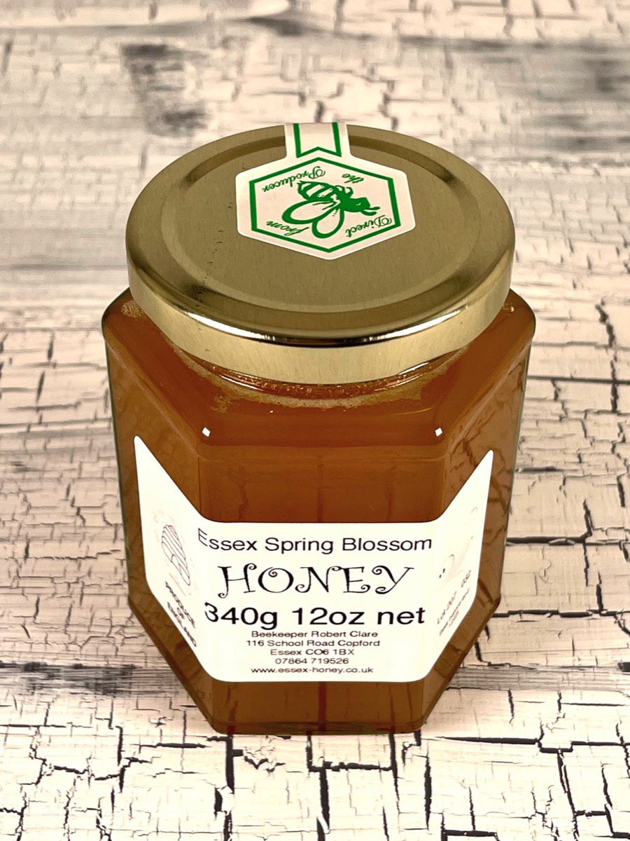 Jar of Essex pring blossom honey